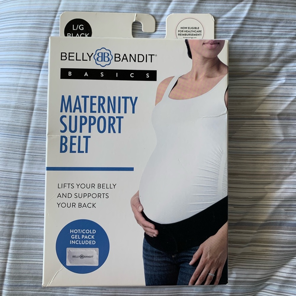 BNWT Black Belly Bandit Maternity Support Belt